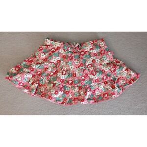 OshKosh B'Gosh Y2K Vtg Light Floral Skirt Bloomers Sz 12 Months,Pink White Green